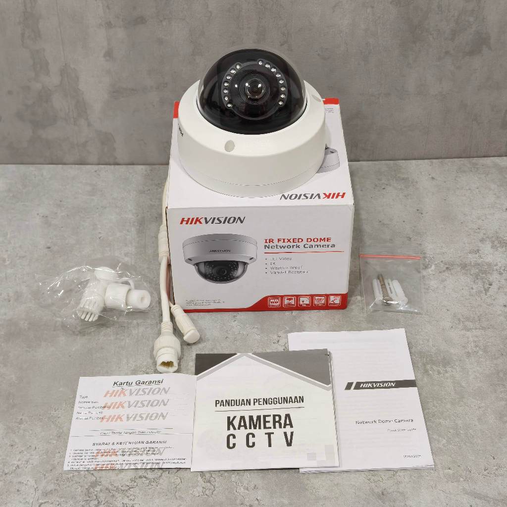 Hikvision DS-2CD1121-I Network Camera Fullset | SN 5669 CCTV | IP Camera Preloved Bekas Second