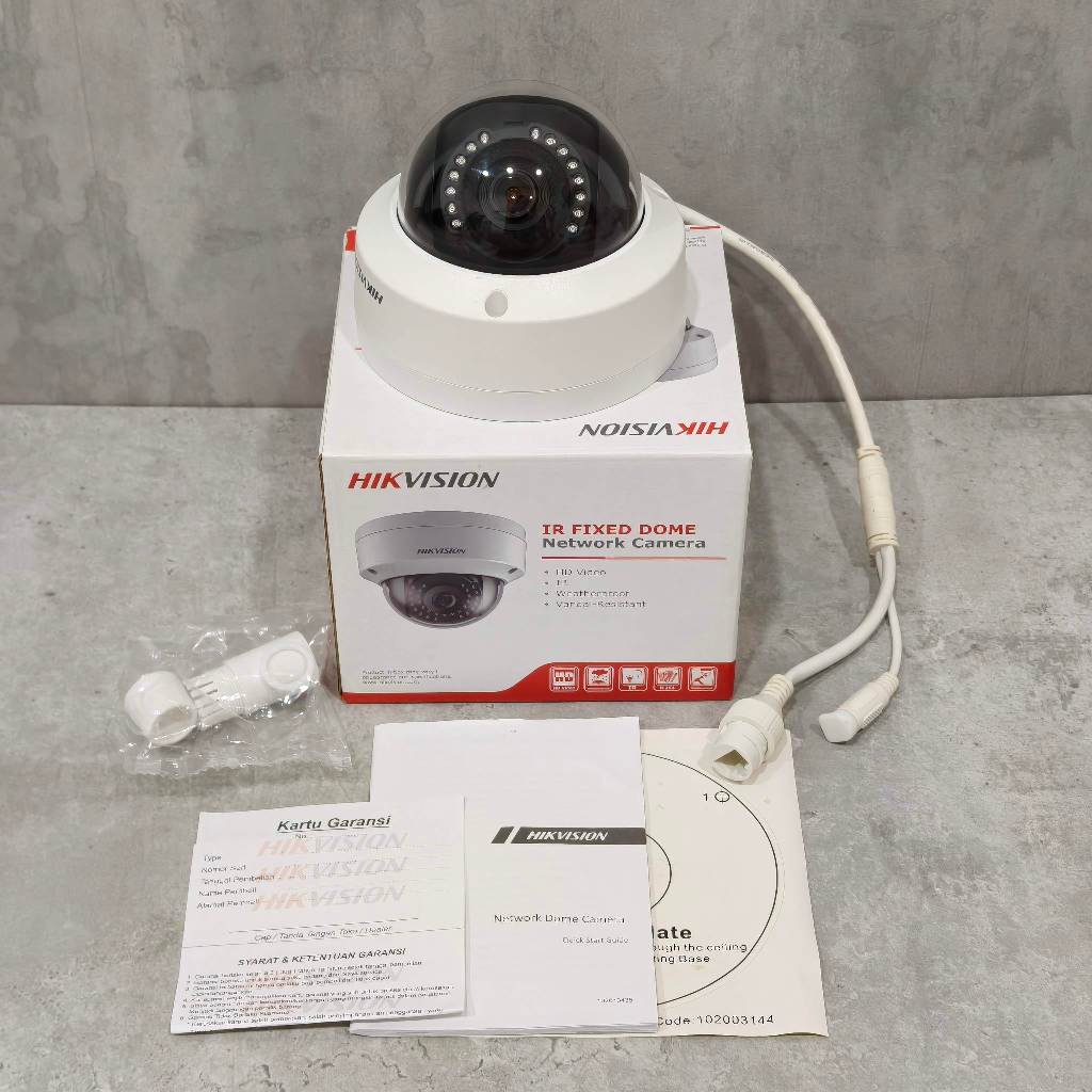 Hikvision DS-2CD1121-I Network Camera Fullset | SN 8871 CCTV | IP Camera Preloved Bekas Second