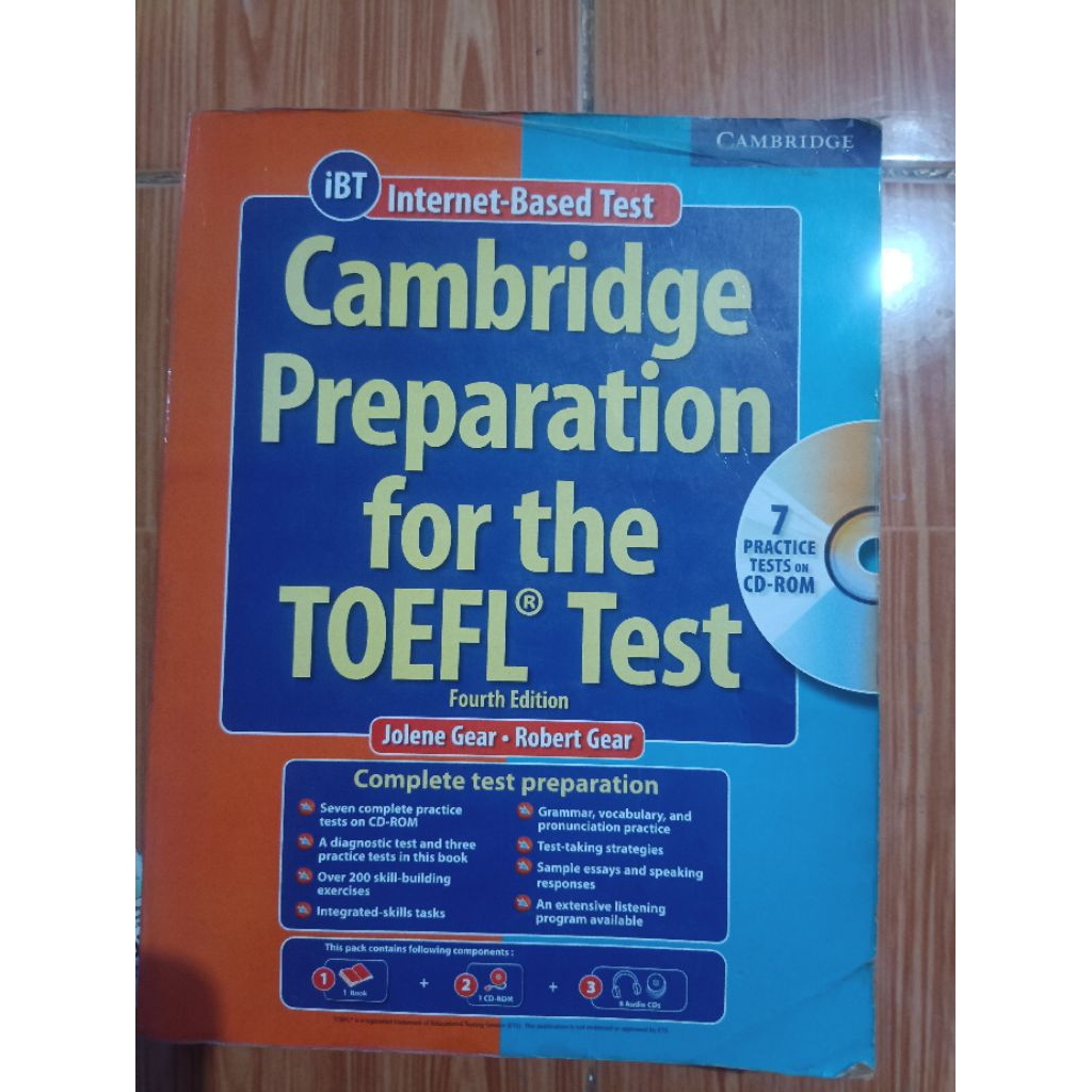 preloved buku Cambridge preparation TOEFL