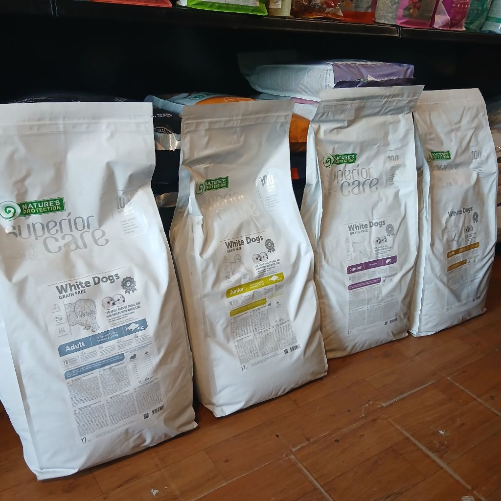 Nature Protection White Dog 17kg Makanan Anjing Nature's Protection