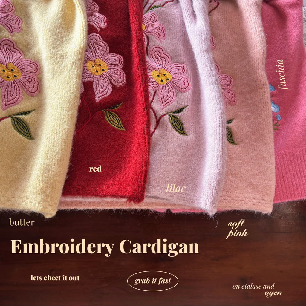 Embroidery Cardigan / Cardigan Bordir