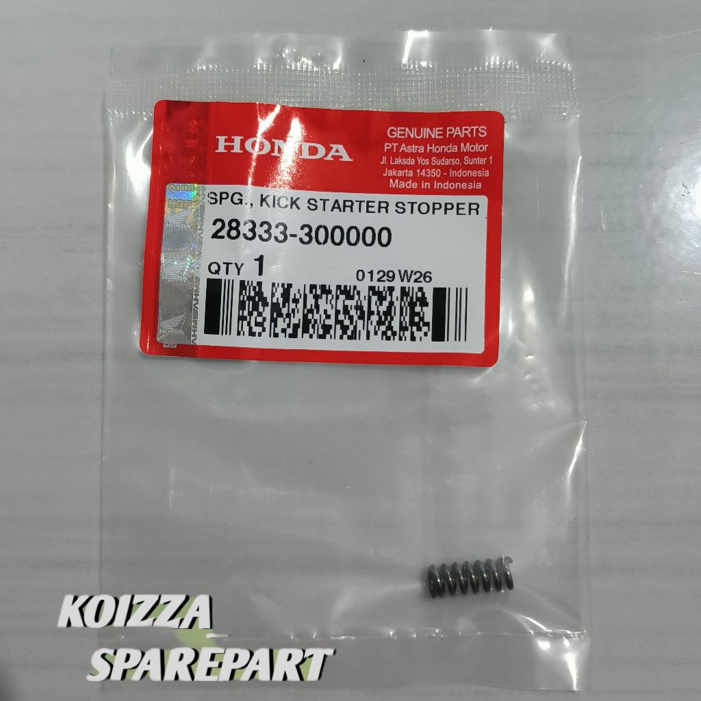 HGP 28333-300-000 SPRING KICK STATER/PER FOOTSTEP BELAKANG BESI SCOOPY,VARIO,PCX