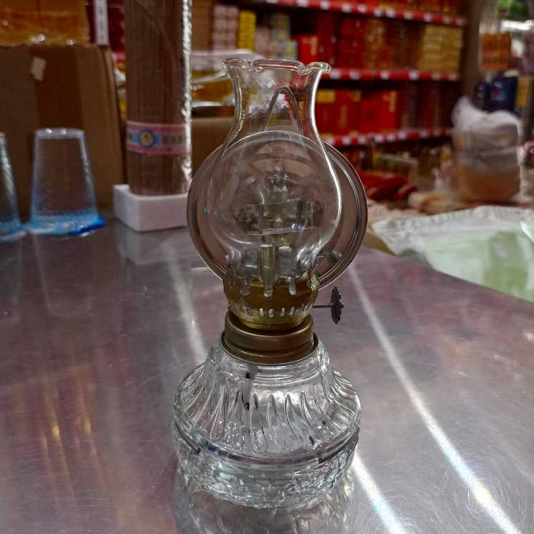[LAMPU] Lampu Teplok Minyak Pot Kaca/Lampu Teplok Semprong Kaca/Lampu Ublik Kaca/Lampu Teplok Minyak