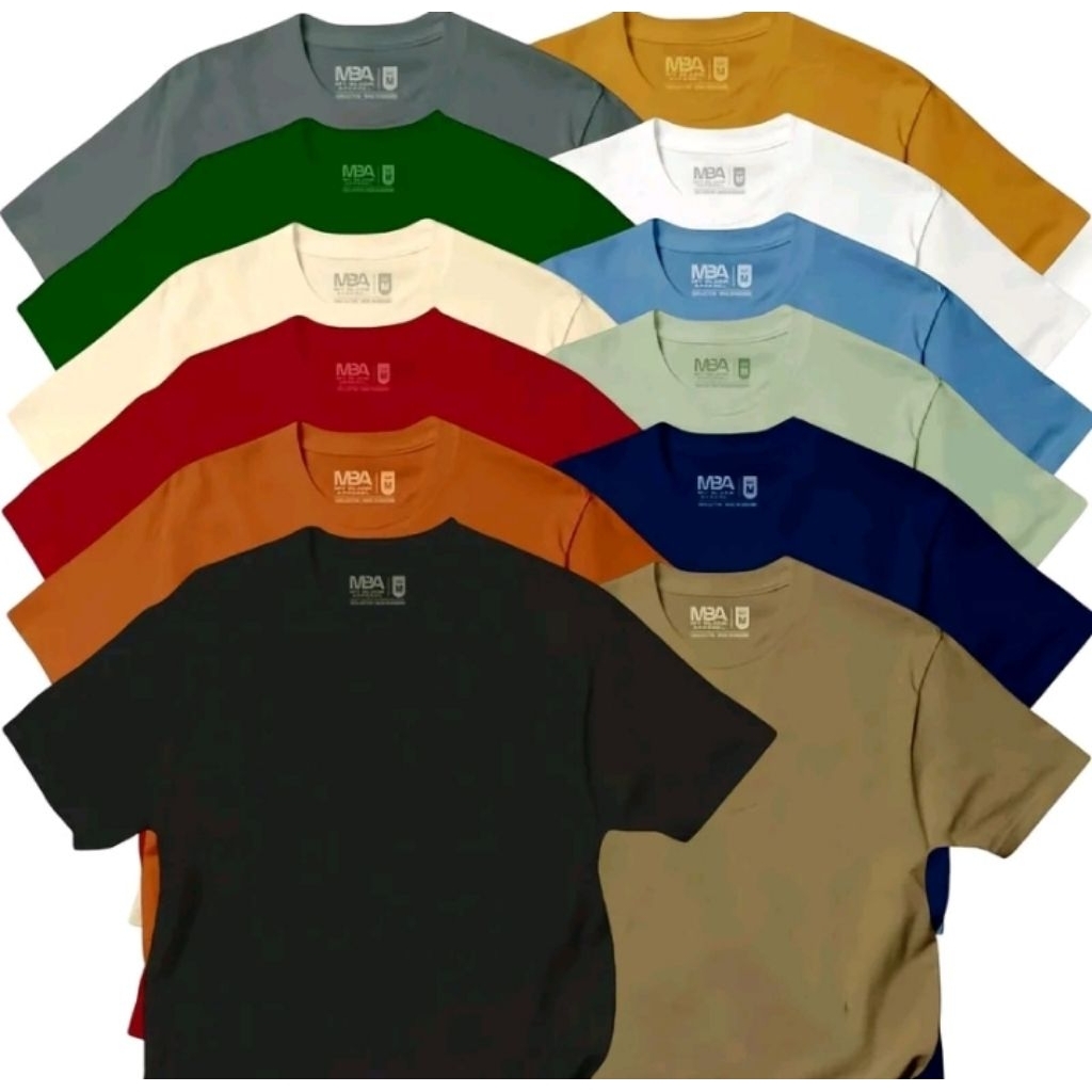 MBA-Kaos Polos Original 100% Cotton Combed 24'S My Blank Apparel