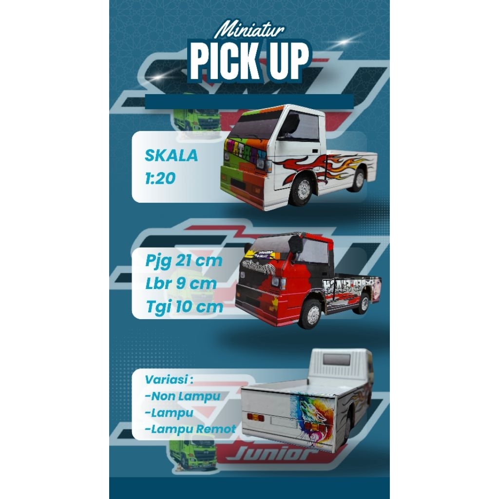 Miniatur Pick Up L300 Mainan Edukasi