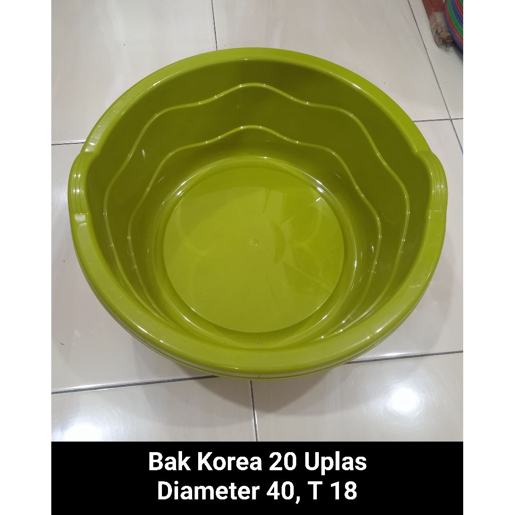 Bak Korea 20 Uplas | Bak Plastik Bulat Serbaguna