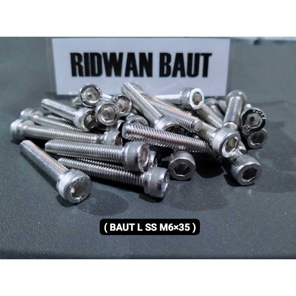 BAUT L STAINLESS 304 M6X35