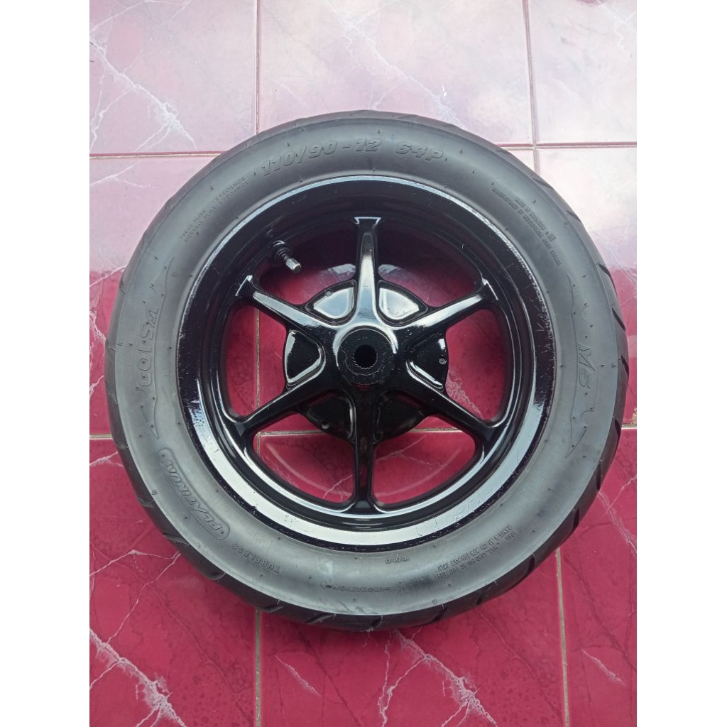 velg pelek pelk resing belakang yamaha freego yamaha fazzio bekas original