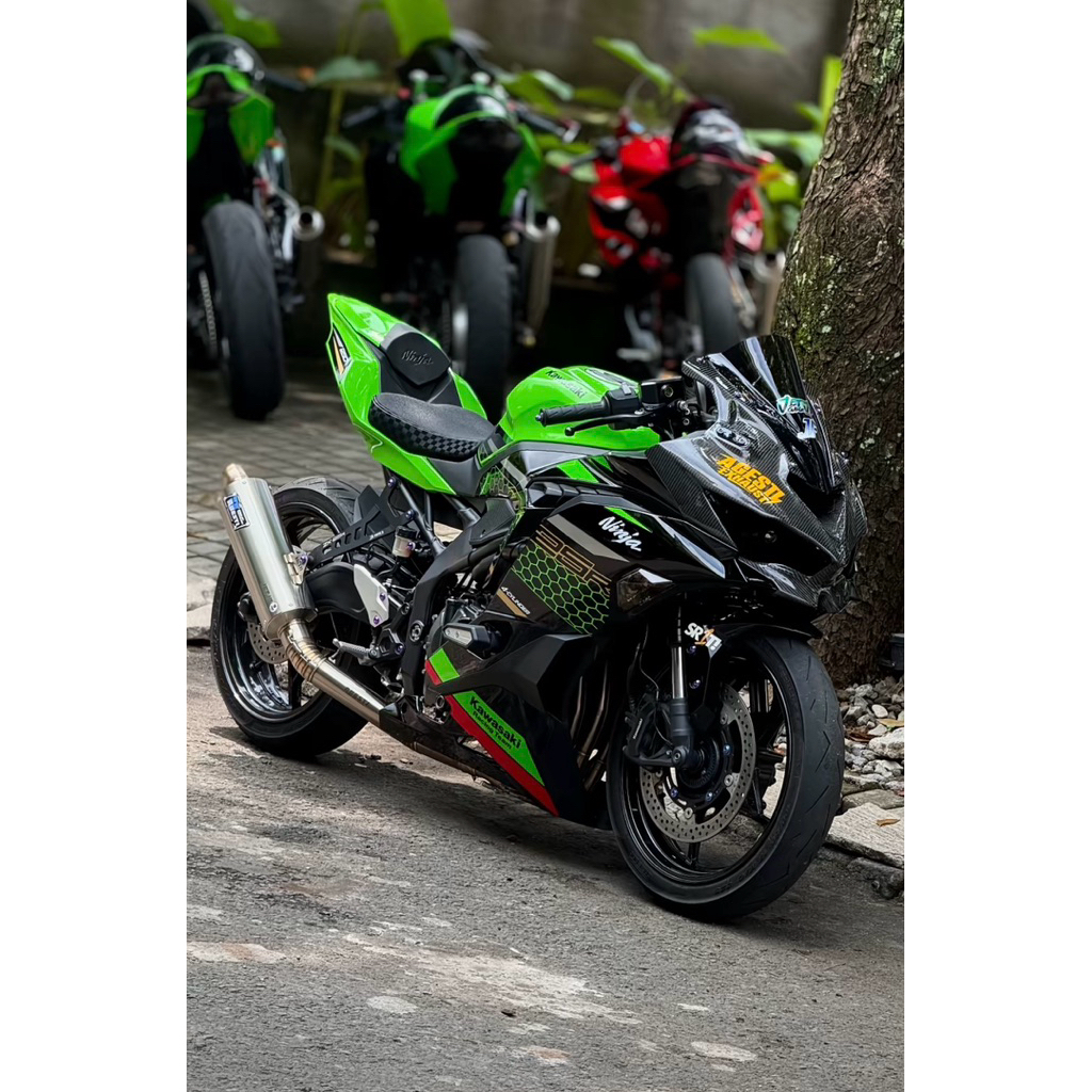 Knalpot Agesti Pro Drag V1 ZX250 R OLD Fullsystem