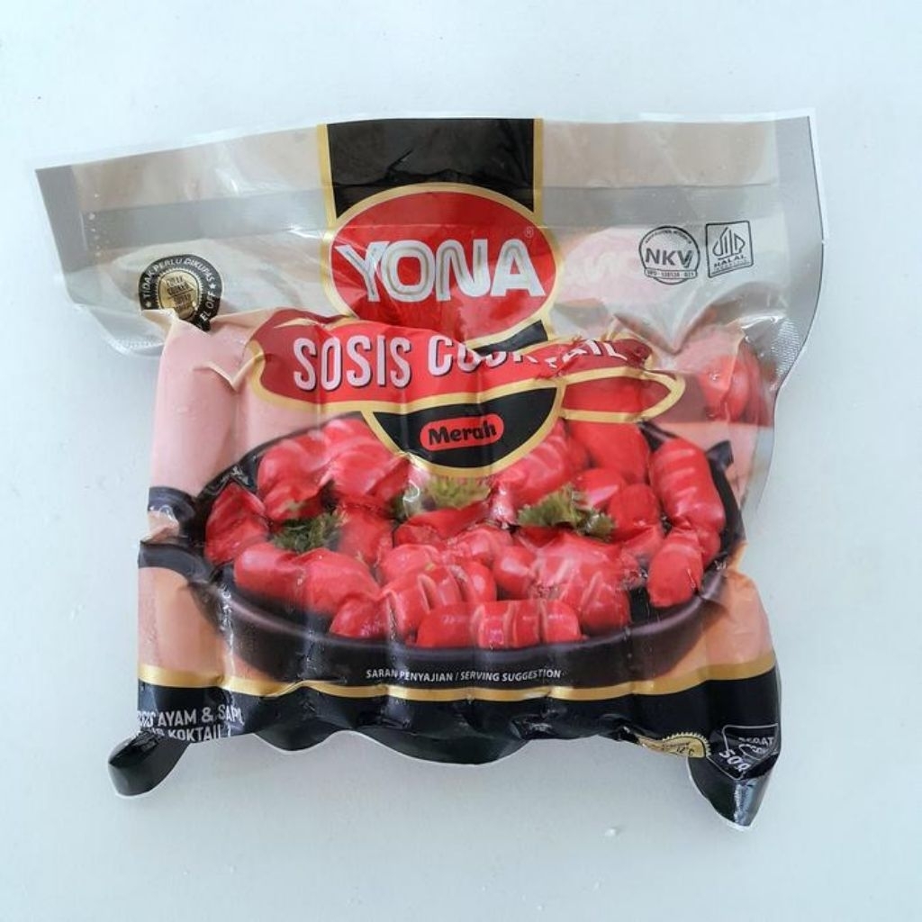 Sosis yona cocktail 500 gram - Sosis Cocktail sapi - Sosis premium cocktail