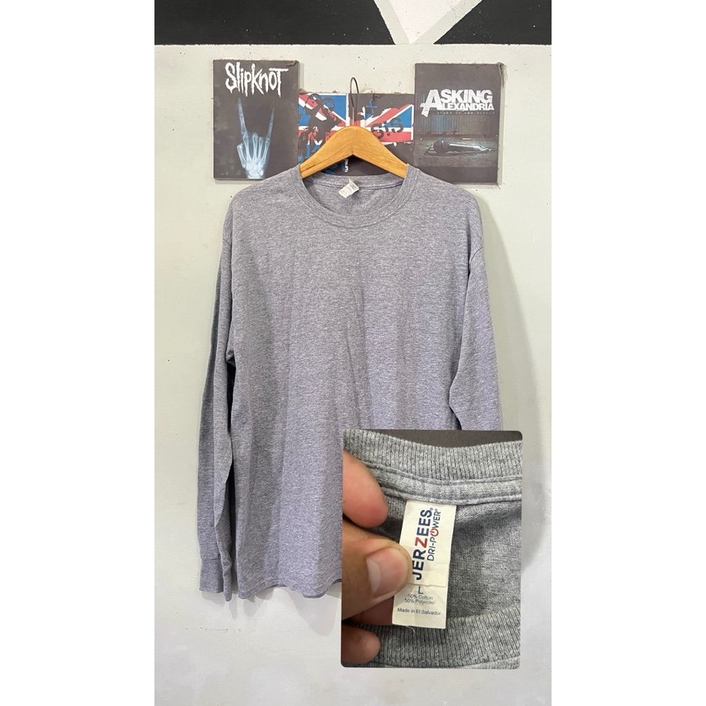 kaos polos vintage jerzees