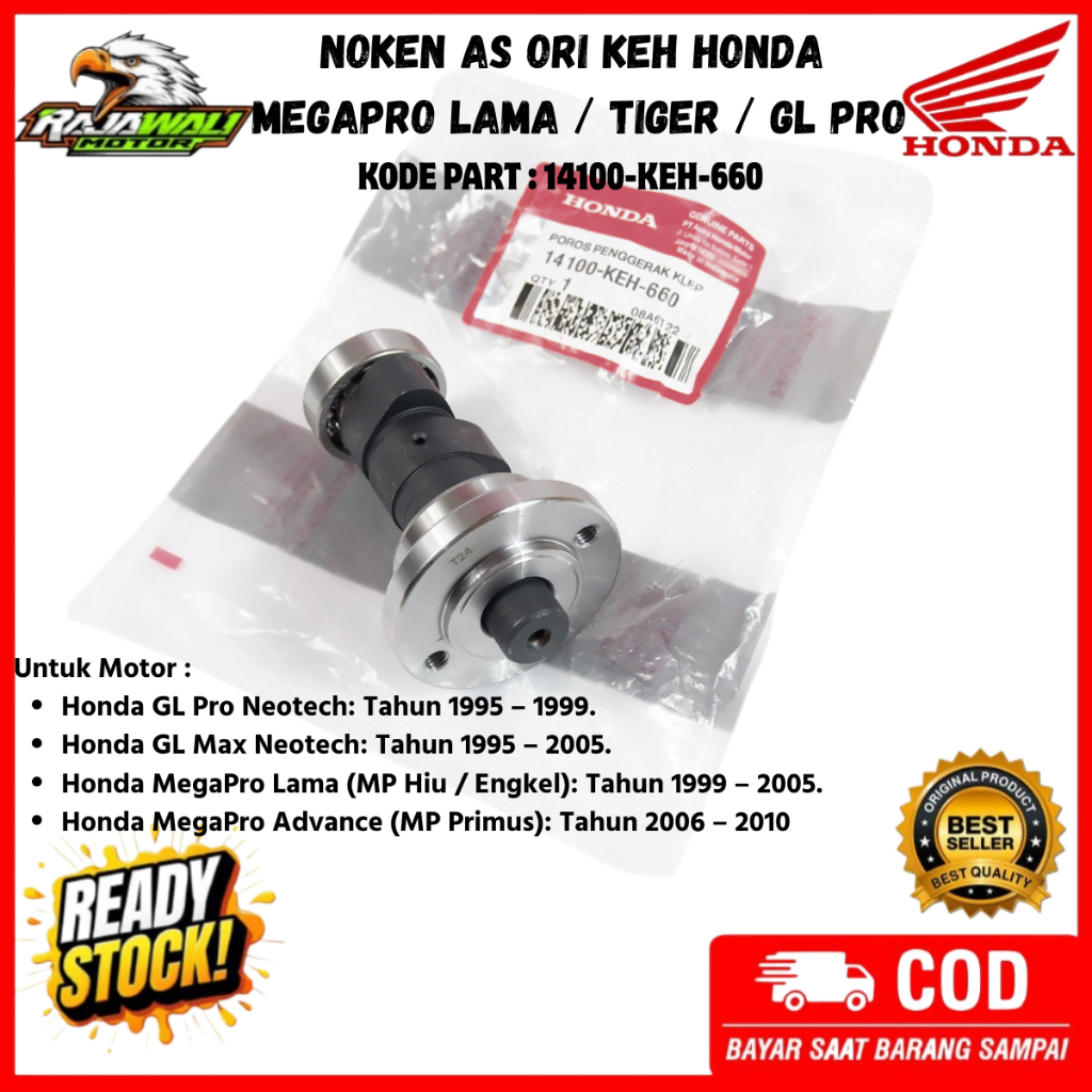 Noken As Honda GL PRO Ori & Mega Pro Old - Noken As Tiger Camshaft Motor Megapro Primus KEH