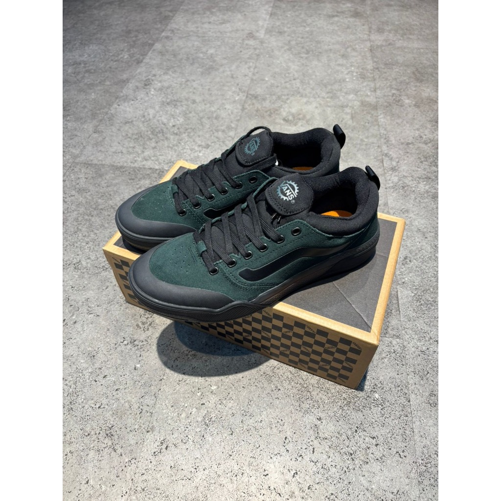 Sepatu V@ns BMX PEAK BLACK/EVERGREEN Original Resmi