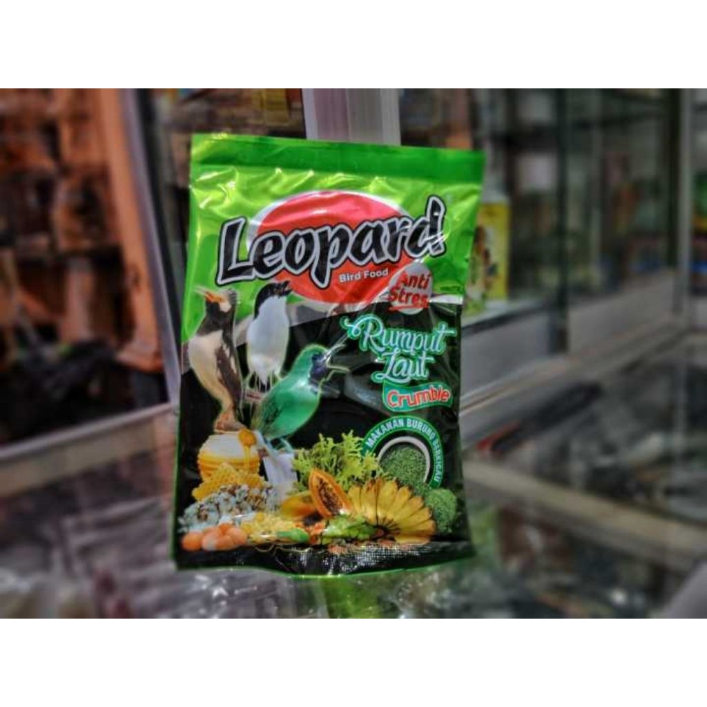 Voer leopard Halus dan crumble