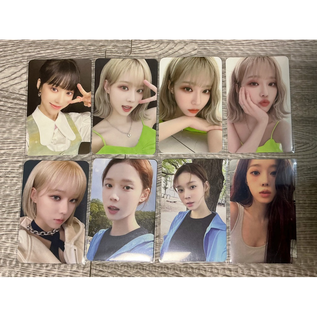 Photocard Winter Aespa Pout TC My Synk, Ar Ticket My Synk, Mumo R3 Girls