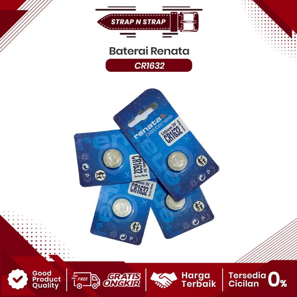 Baterai Batre Renata CR1632 CR 1632 Battery RENATA CR1632 CR 1632 Original