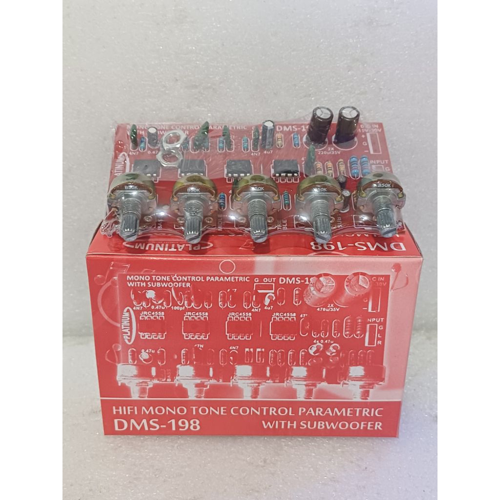 KIT TONE CONTROL MONO ( 6 pcs ) PARAMETRIK SUBWOOFER DMS 198 GROSIR