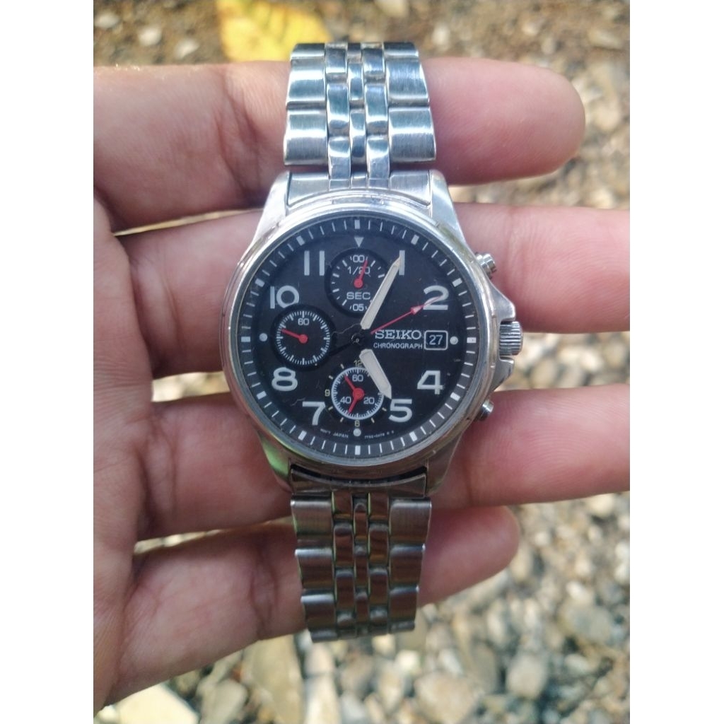 Seiko chronograph 7t92 oBBo