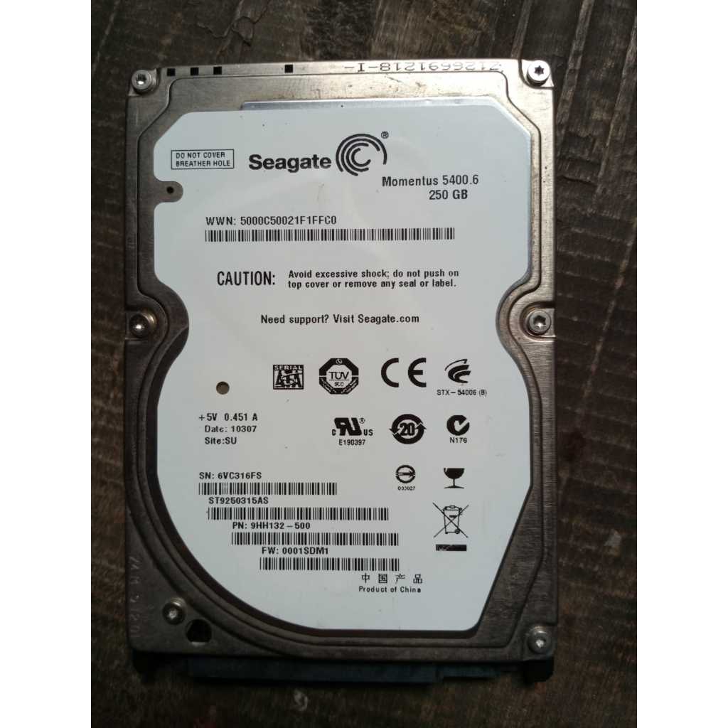 HDD 250GB second