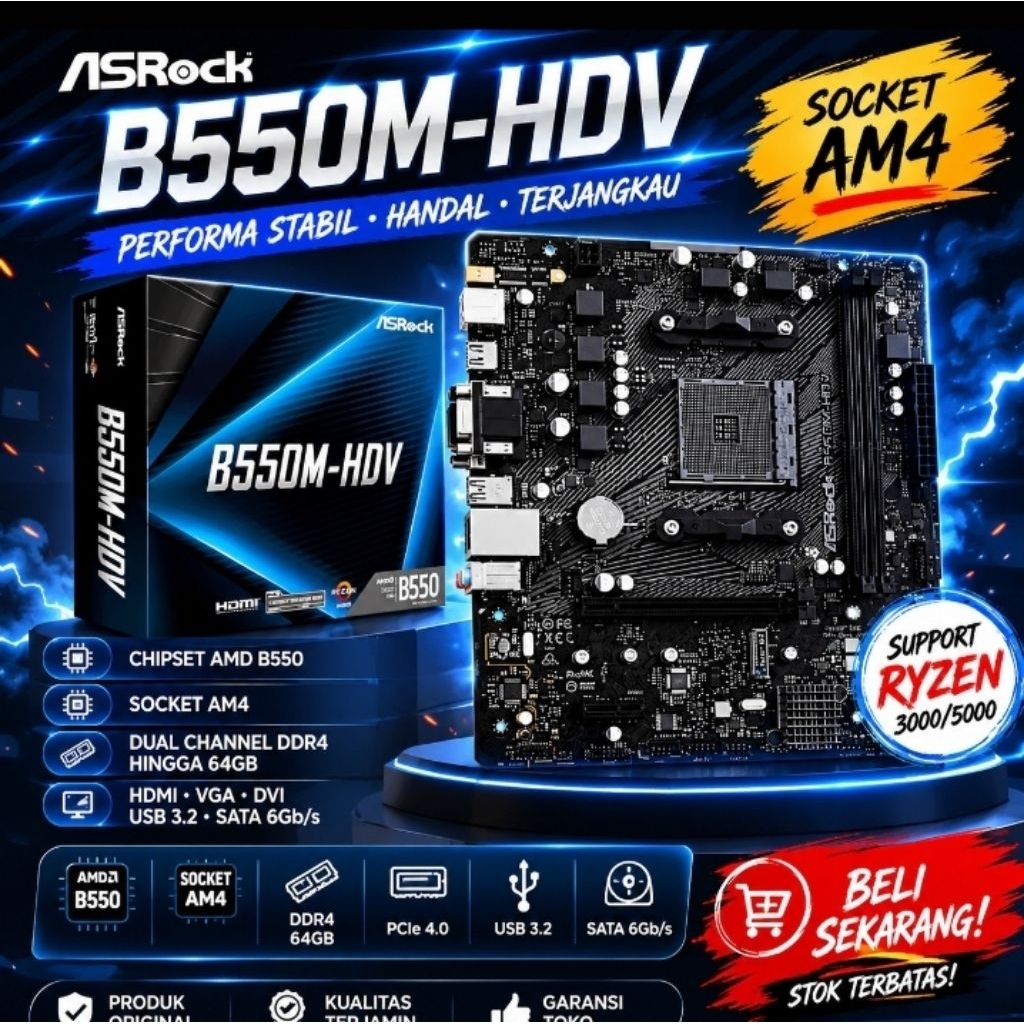 asrock B550M-HDV