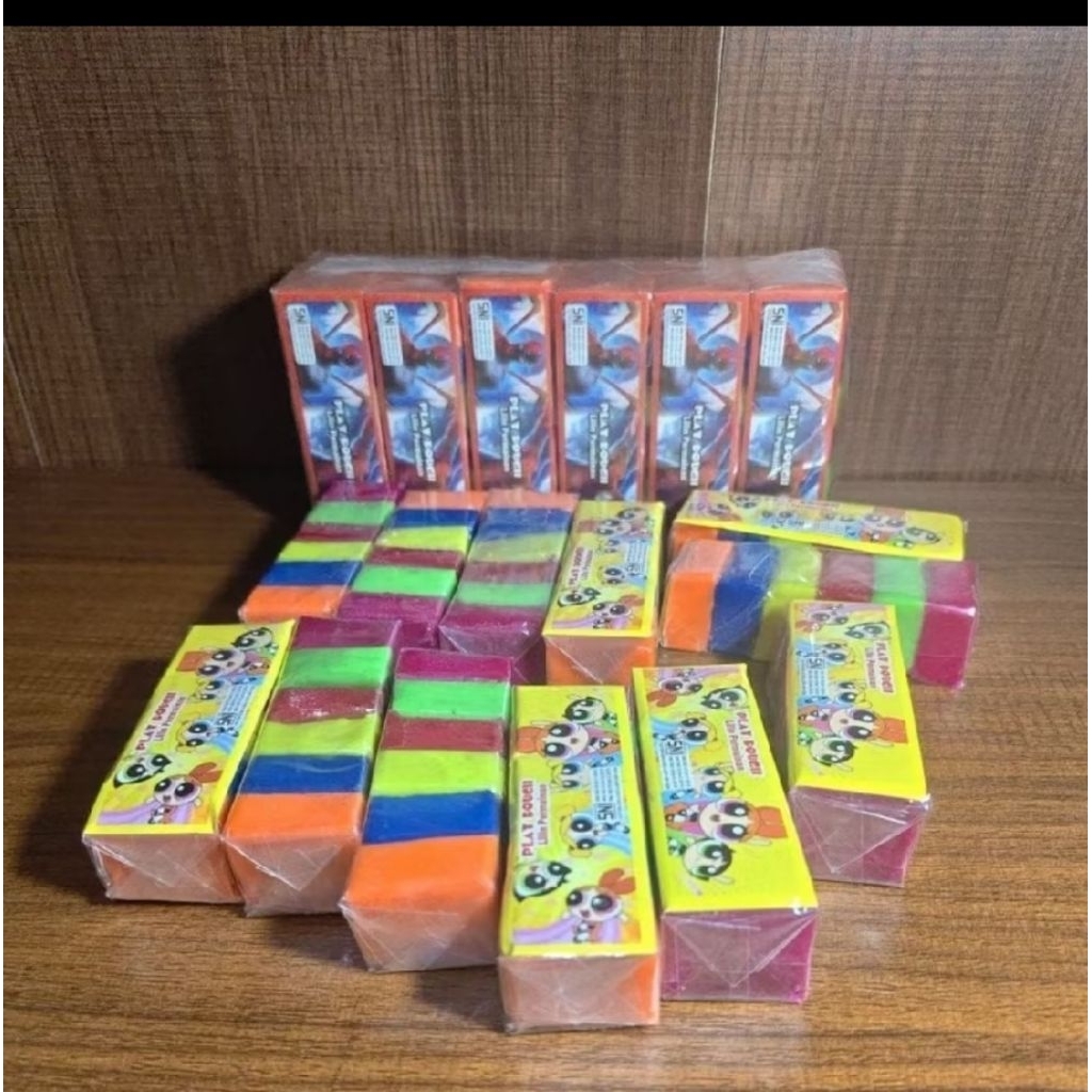Lilin Plastisin 1 set isi 6pcs Warna
