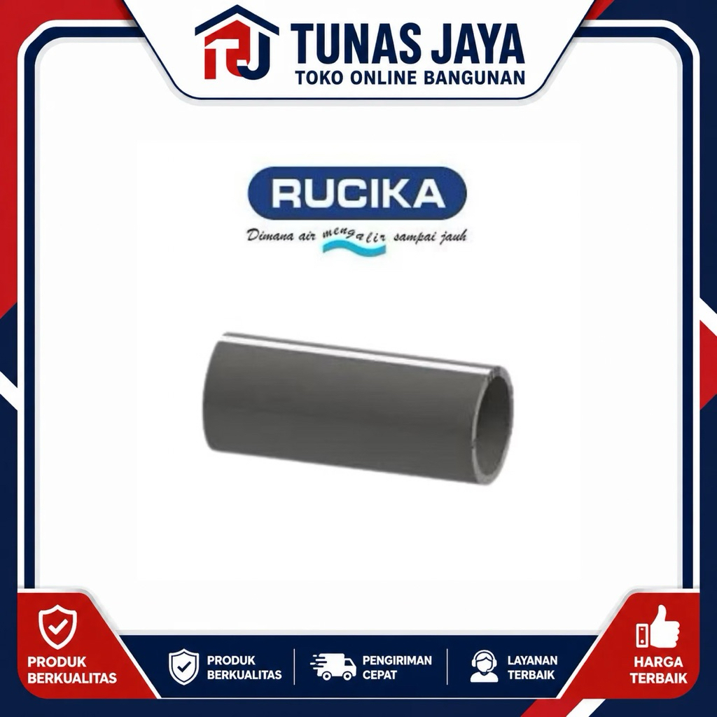 sok rucika 2” rucika / sok sambung pipa PVC 2” AW