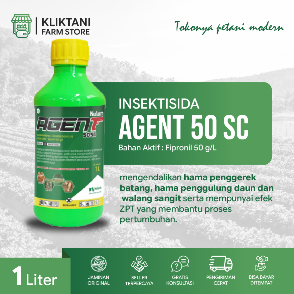 Insektisida -  pengendali hama wereng | Agent 50 SC 1 liter