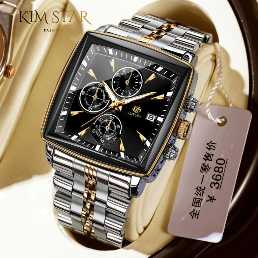 NEW Jam Tangan Pria Original Anti Air Sport Multifungsi Keren Mewah Luxury Watch Cod