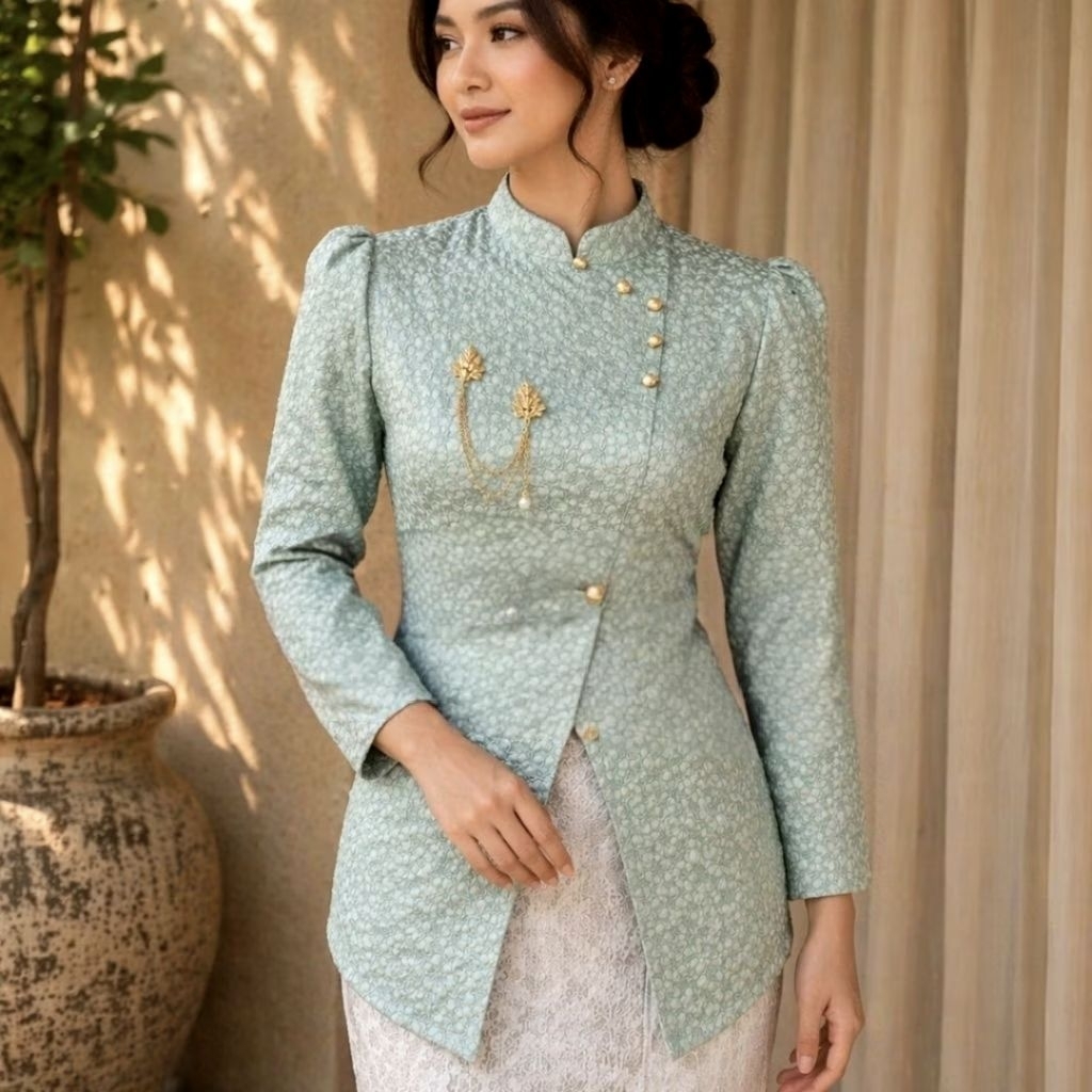 MAURA SERIES/KEBAYA KONDANGAN/KEBAYA PESTA/KEBAYA LAMARAN/KEBAYA SERAGAM/KEBAYA WISUDA/SET KEBAYA FU
