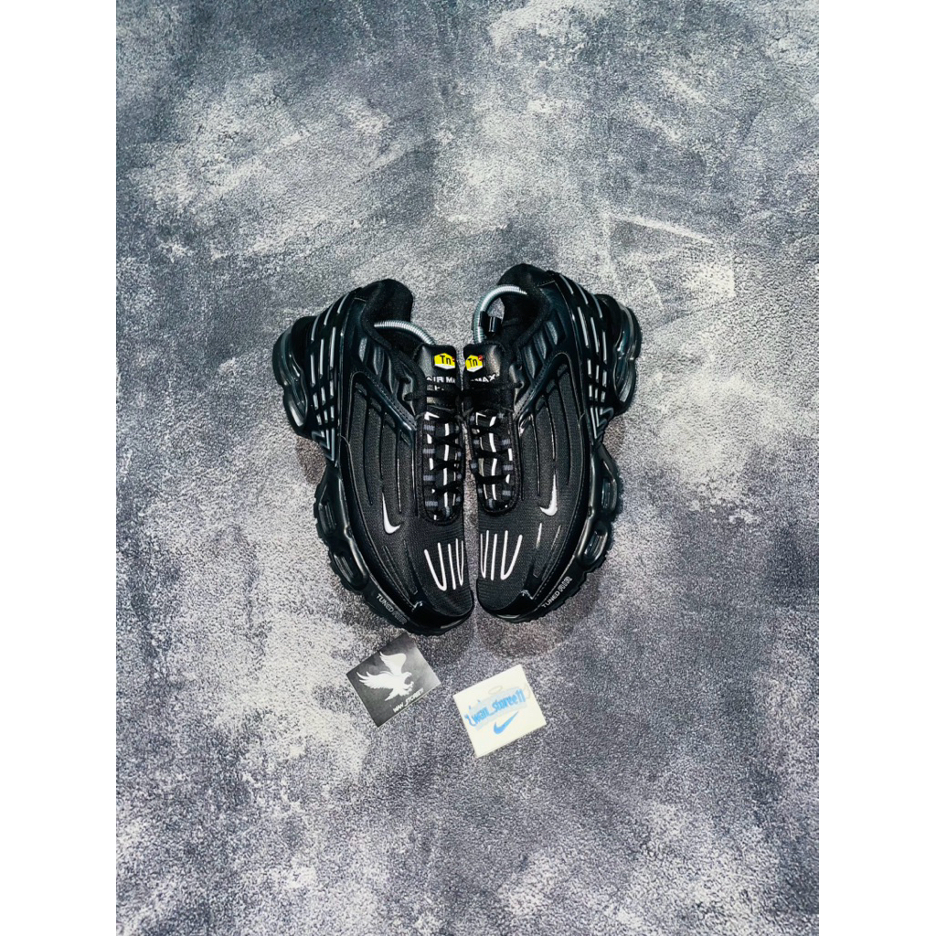 NIKE TN3 FULBLACK REFLEKTIF (100%BARU)