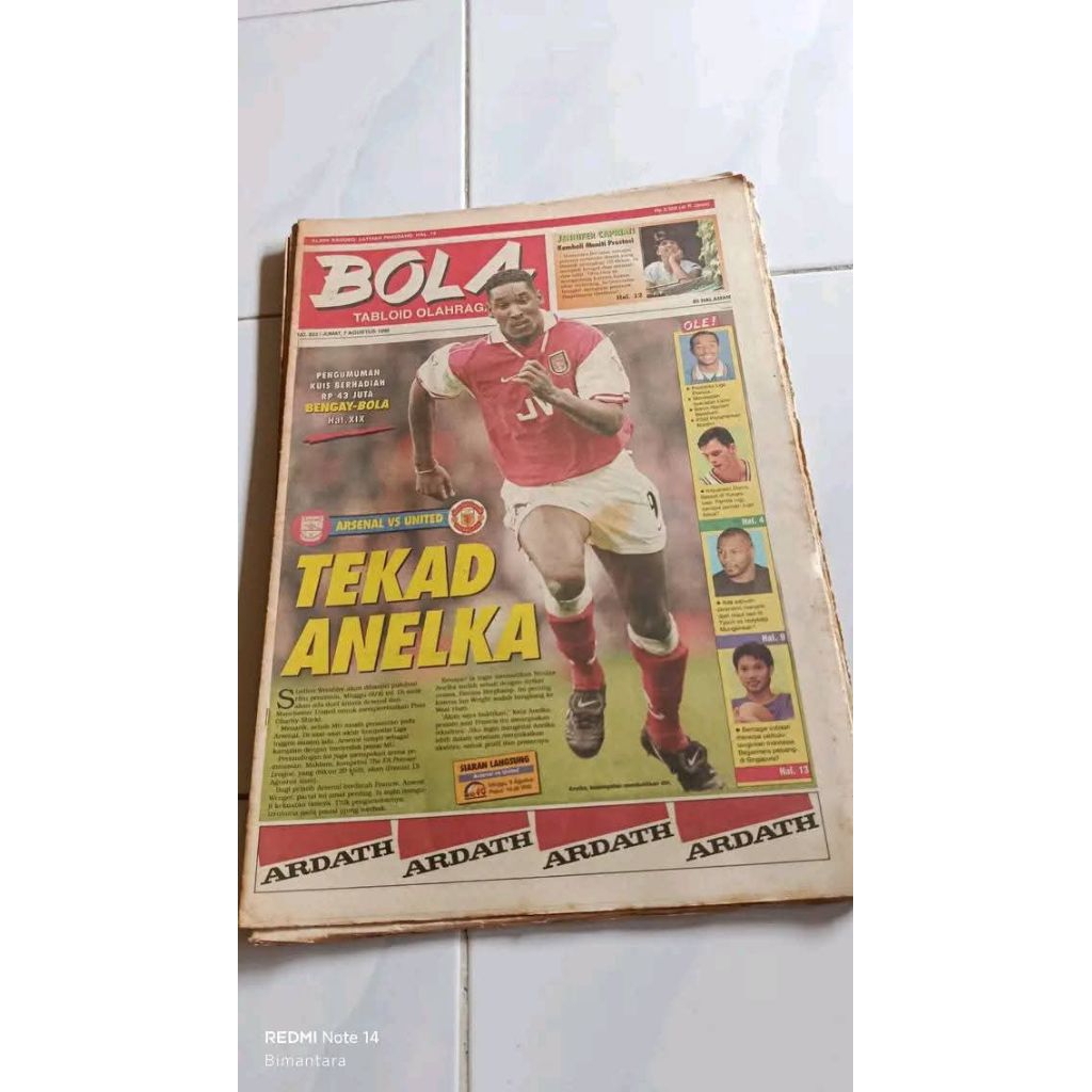 tabloid bola 1998