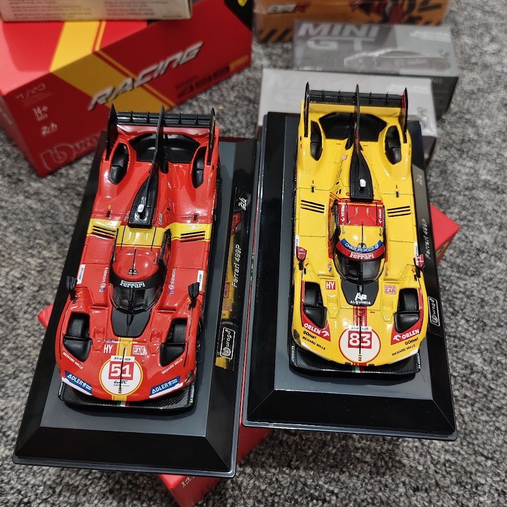 Bburago 1/43 Ferrari 499p #51 #83