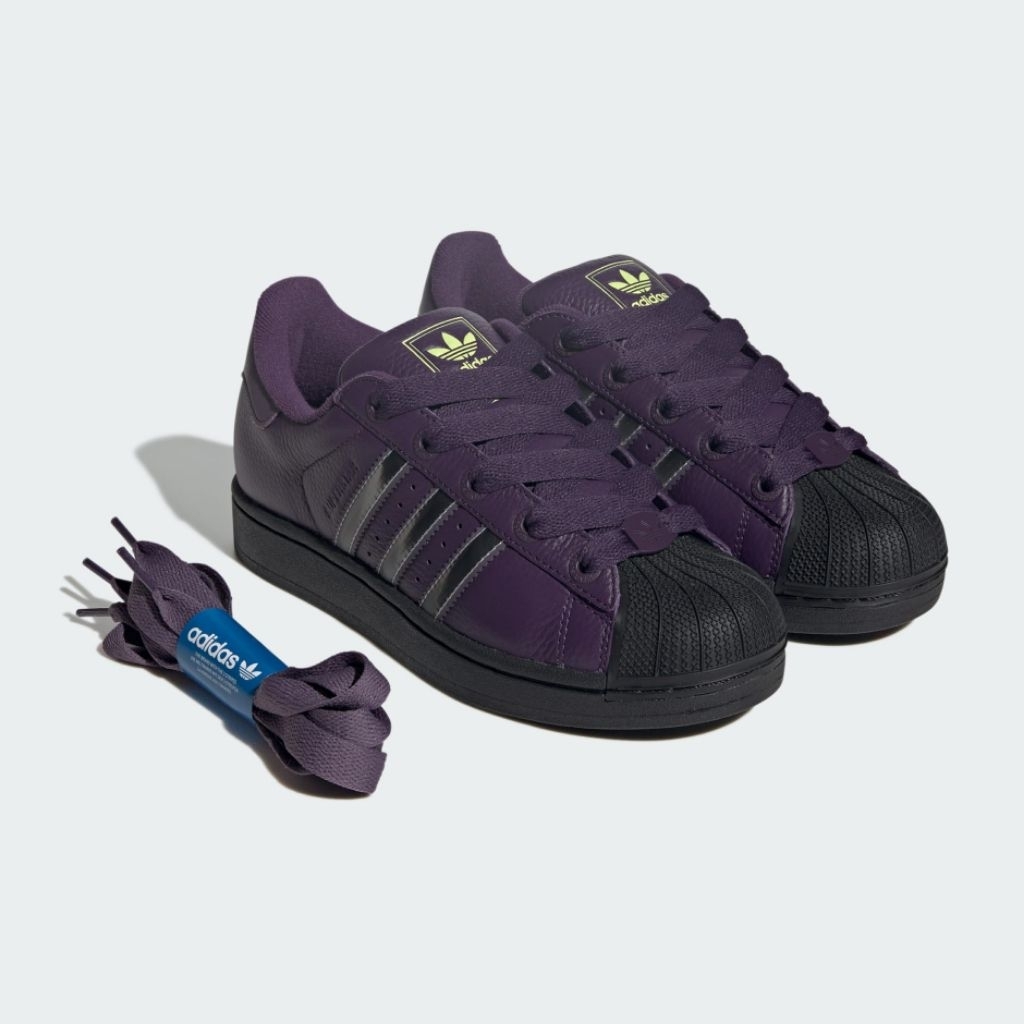 Adidas Originals Superstar II Leather Aurora Plum Ash Purple