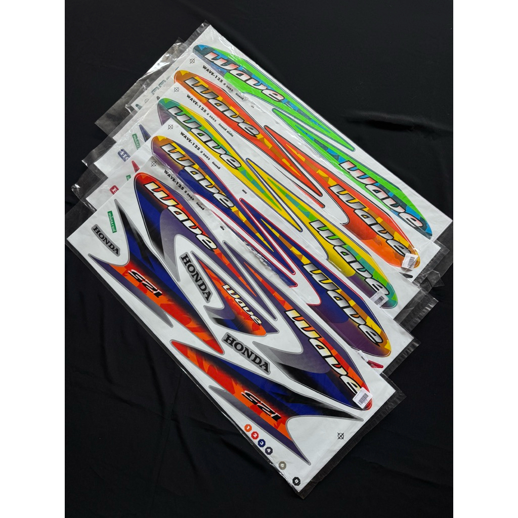 striping honda wave 125 2002 honda wave bagol striping kodak paper wave 125 sticker body wave 125 st