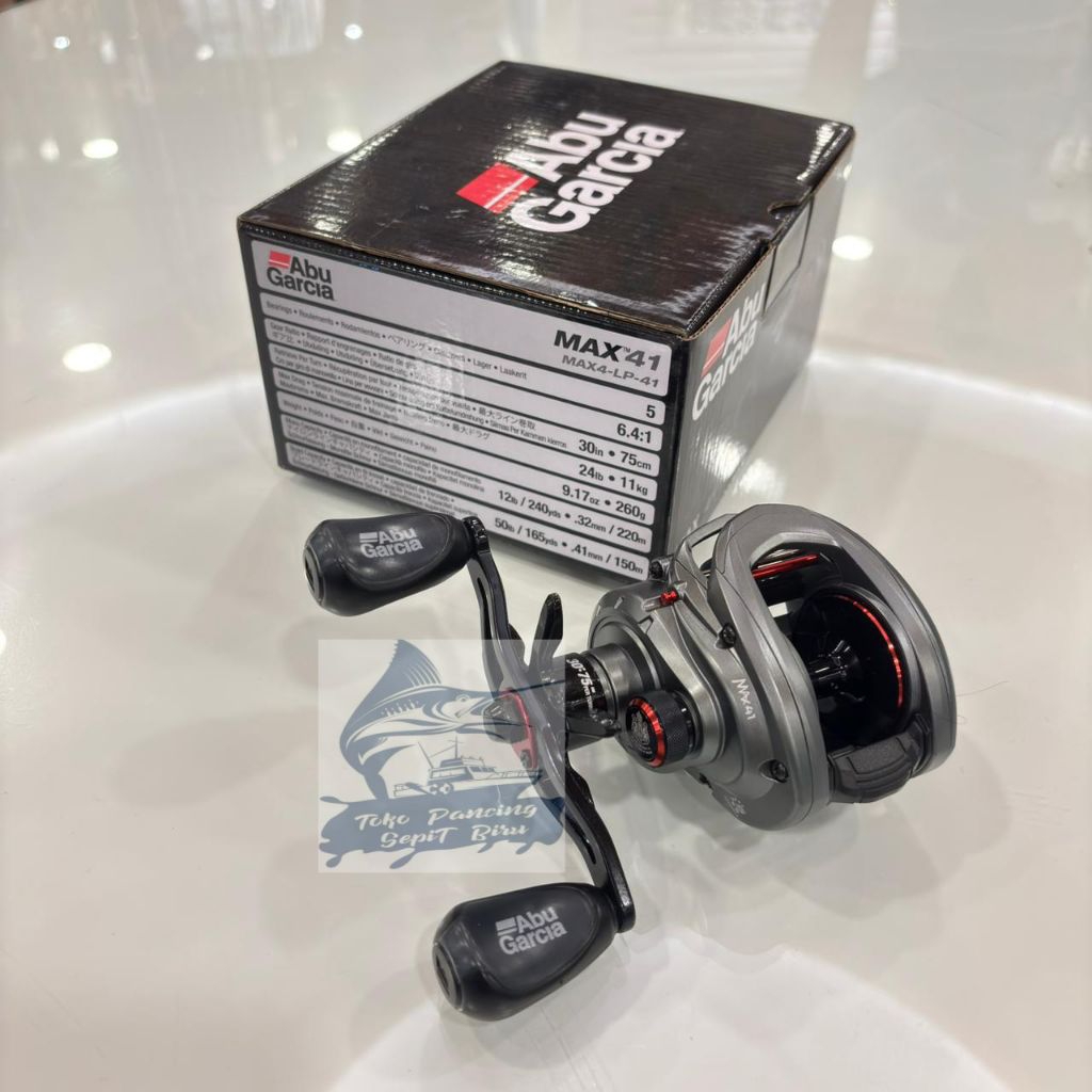 REEL BAIT CASTING ABU GARCIA MAX4 -LP-41 LEFT HANDLE | REEL BC | REEL CASTING | REEL BAITCASTING | R