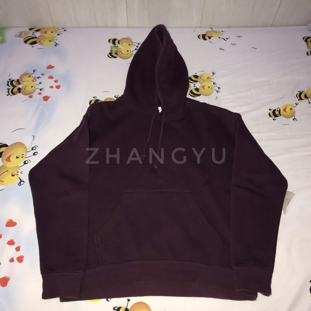 [Preloved] Pull&Bear Sweatshirt Hoodie Burgundy