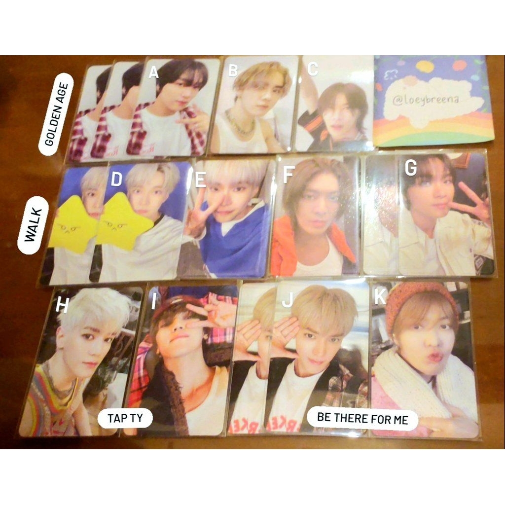 READY STOCK OFFICIAL PHOTOCARD PC LD POB KPOPMERCH NCT 2023 GOLDEN AGE HAECHAN KUN YUTA WALK STAR DO