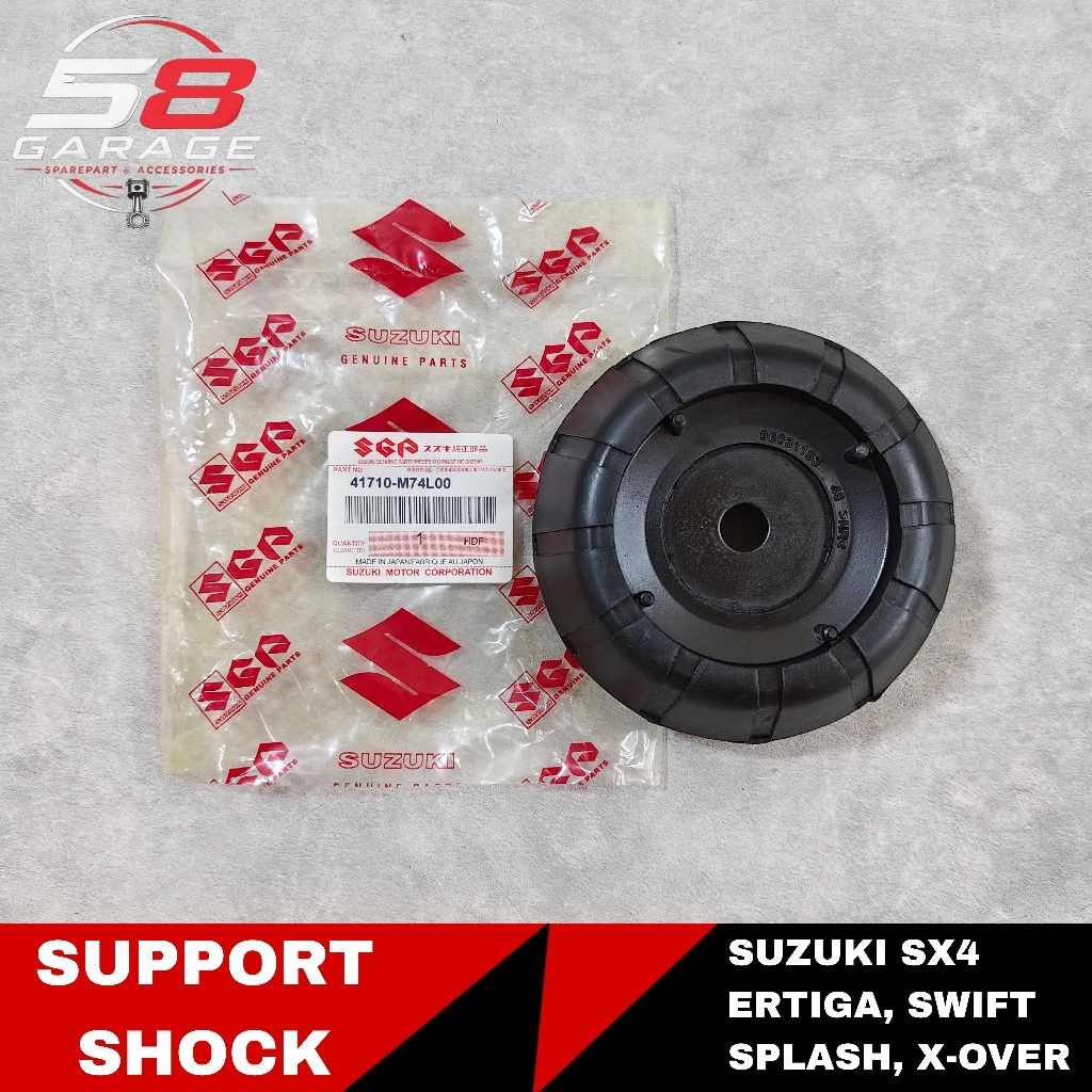 KARET SUPPORT SHOCK DEPAN SUZUKI SWIFT ERTIGA SX4 SPLASH X-OVER SPAREPART MOBIL 41710M74L00