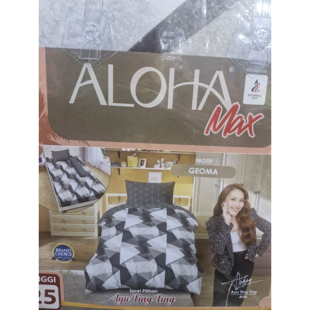 sprei single aloha ukuran 120x200