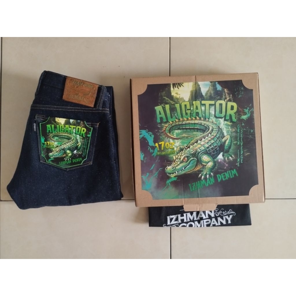 IZHMAN DENIM ALIGATOR 17OZ