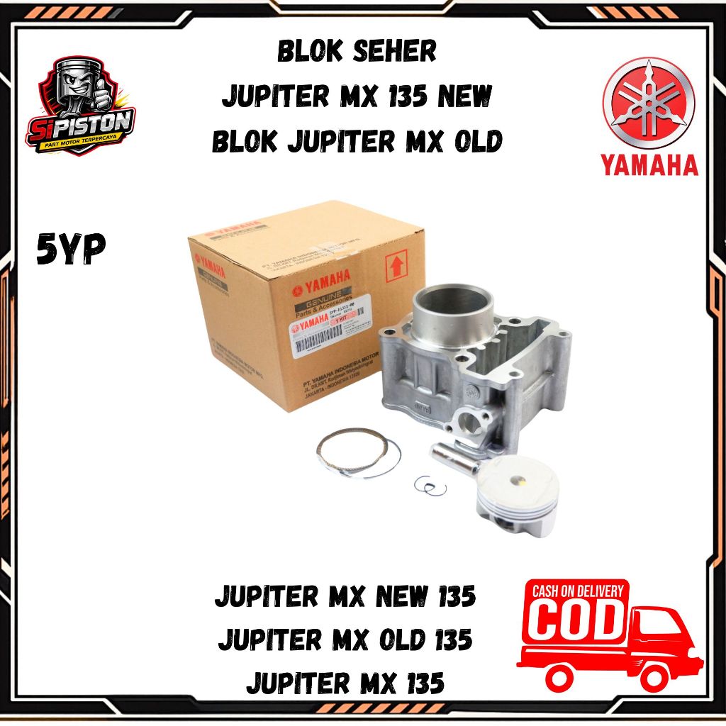 Blok Seher jupiter mx 135 new - blok jupiter mx old  5YP - 5OC ORIGINAL