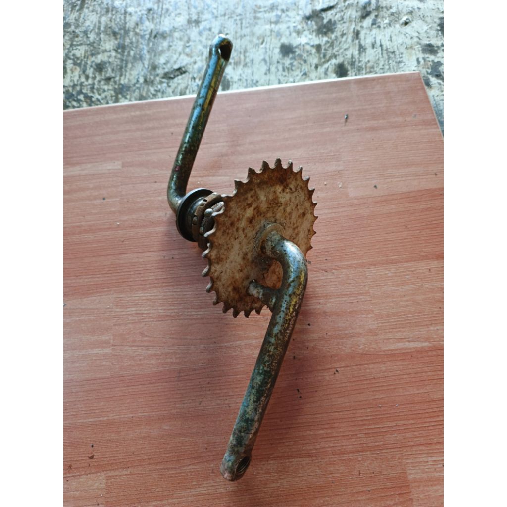crankset sepeda bmx gigi 28 second layak