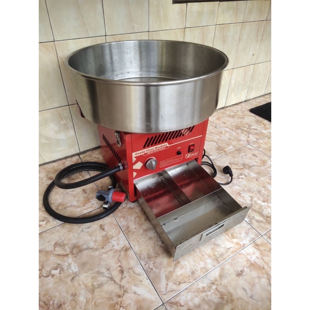 Mesin Gulali Fomac Listrik dan Gas Kondisi Second