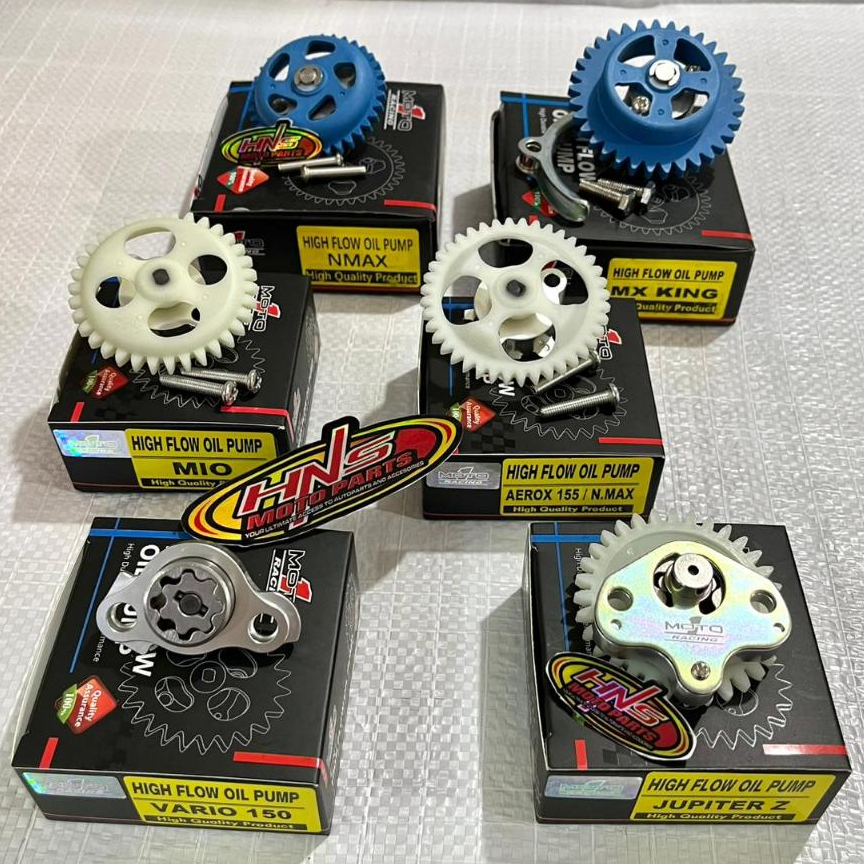 MOTO 1 High Flow Oil Pump / Pompa Oli Vario 150, Nmax, Mio, Aerox 155 /  Nmax, Jupiter Z, Mx King | 