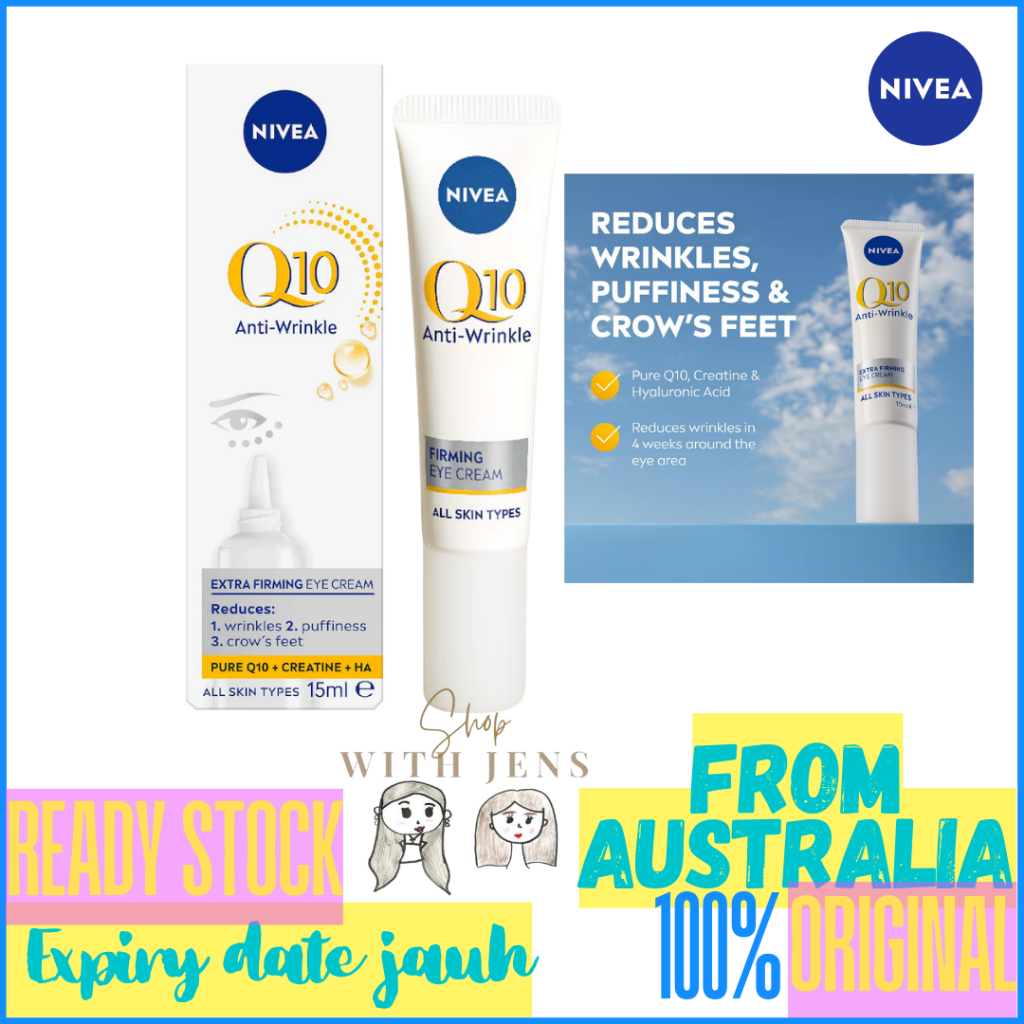 Nivea Q10 Anti Wrinkle Eye Cream 15ml From Australia