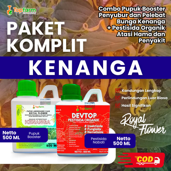 Pupuk & Pestisida Organik Tanaman Kenanga 500Ml / Pupuk Kenanga Agar Cepat Berbunga / Pupuk Kenanga 