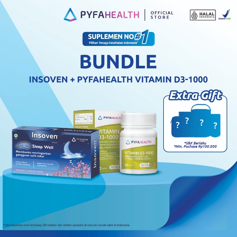 [BUNDLE] Insoven + Pyfahealth Vitamin D3-1000