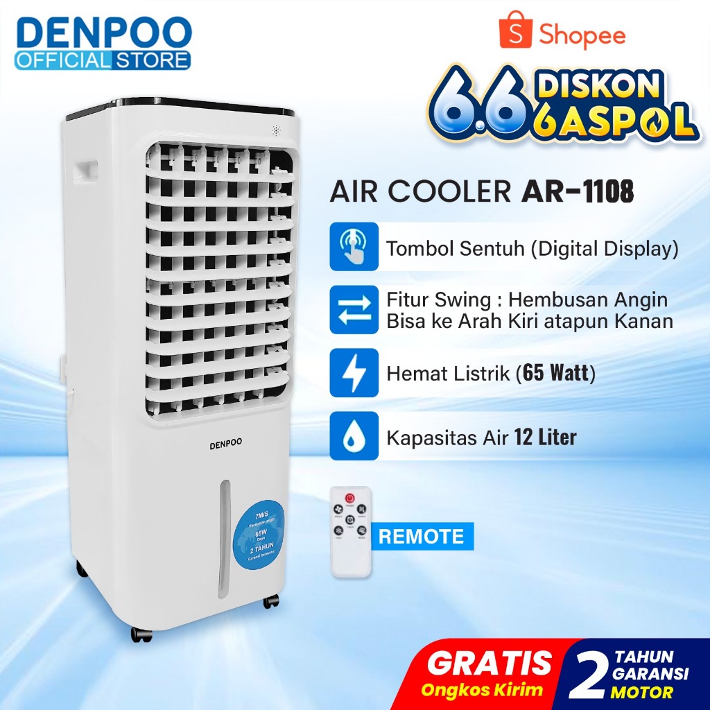 Denpoo Air Cooler AR 1208 XF 12 L AR1108XF