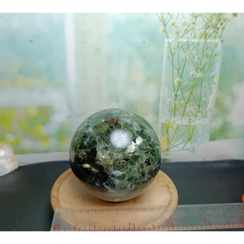 Natural Batu Diopside Sphere (1) Asli Batu Alam