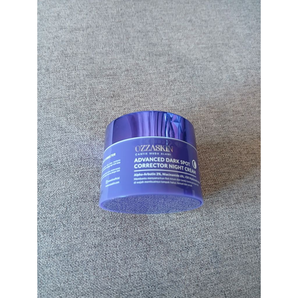 PRELOVED OZZASKIN NIGHT CREAM ADVANCED DARK SPOT CORRECTOR 30gr